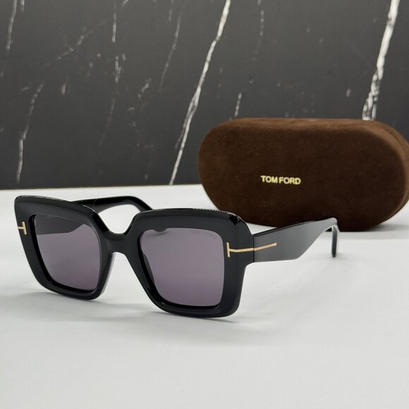 NEW TOM FORD ESME TF1157 ECO 01A BLACK WOMEN SUNGLASSES TOM FORD ESME FT1157 01A main image 11